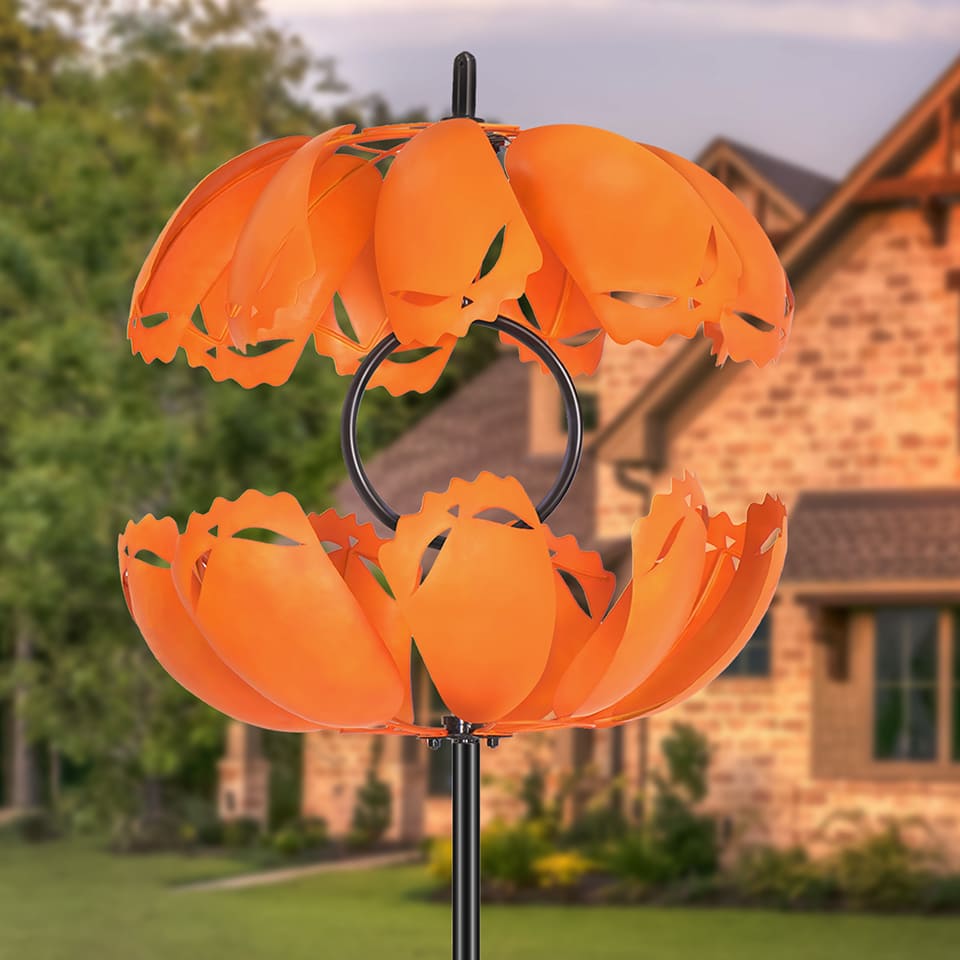 Halloween Garden Pumkin Wind Spinners