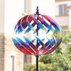 Cyan Oasis-Wind Spinner-Split Sphere Large Wind Spinner