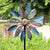 Retro Dahlia Wind Spinners For Yard