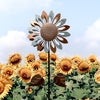 Cyan Oasis-Wind Spinner-Retro Sunflower Wind Spinner