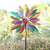 Colorful Dahlia Wind Spinner