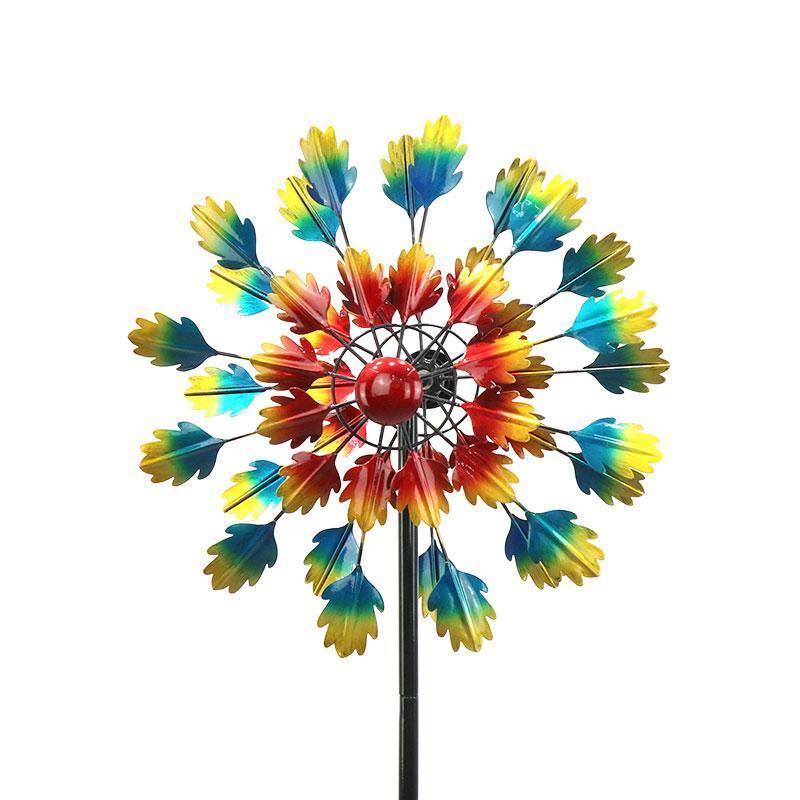 Colorful Peacock Feather Win Windspinner - WinWind Spinner