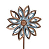 Cyan Oasis-Wind Spinner-Retro Water Lily Wind Spinner