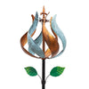 Cyan Oasis-Home &amp; Garden-Three-dimensional Little Tulip Wind Spinner